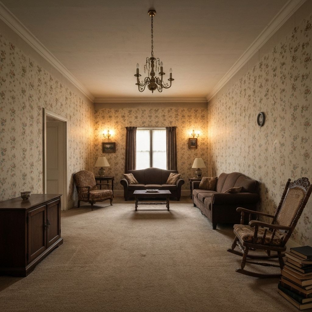 Contemporary Living Room Makeover - Before